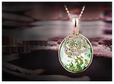 NLFA010 Charm Big Water Drop Pendant Necklace