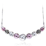 NLFA030 Charm Water Drop Link Pendant Necklace