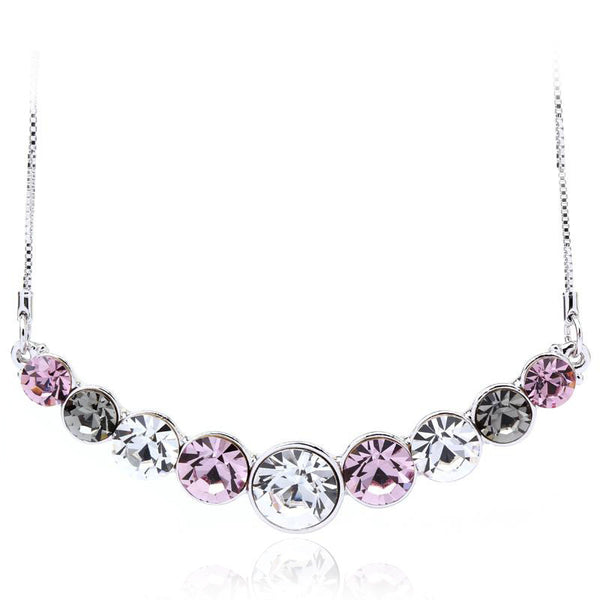 NLFA030 Charm Water Drop Link Pendant Necklace