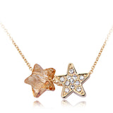NLFA007 Charm Twinkle Star Pendant Necklace