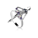 RiFA011 Fashion Charm Dancer Ballet Girl Ring