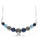 NLFA030 Charm Water Drop Link Pendant Necklace