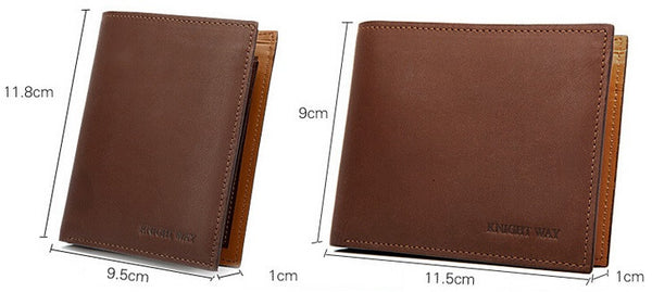 Vintage Solid Brown Charm Wallet