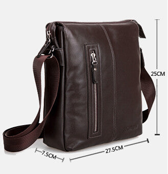 Trendy Charm Solid Brown Briefcase Messenger