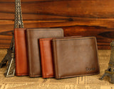 Charm Durable Two Color Options Solid Men Wallet