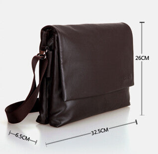 Fashionable Charm Coffee Color Briefcase Messenger