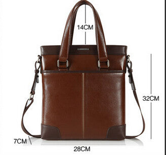 Fashion Dark Edges Briefcase Messenger