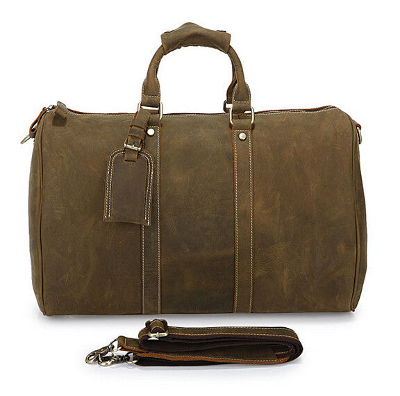 Fashionable Solid Roomy Duffle Travel Bag
