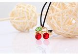 NLFA019 Charm Cherry Pendant Necklace