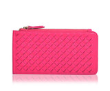 Solid Woven Mesh Luxe Clutch