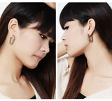 ERFA010 Vintage Charm Hook Stud Earrings