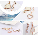 ERFA047 Fashion Dream Heart Chain  Stud Earrings