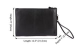 Charm Solid Three Color Options IPad Bag Wristlet