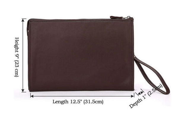 Charm Solid Three Color Options IPad Bag Wristlet