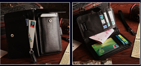 Charm Roomy Functional Solid Wallet