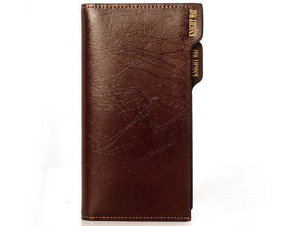 Fashion Two Color Options Brown Black Men Wallet