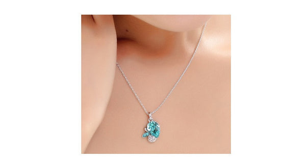 NLFA208 Charm Flower of Cupid  Pendant Necklace