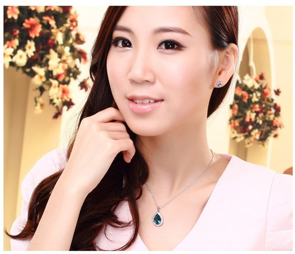 NLFA098 Classic Big Water DropPendant Necklace