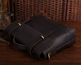 Fashionable Quintessential Solid Brown Briefcase Messenger