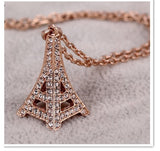 NLFA153 Charm Eiffel Tower Pendant Necklace