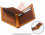 Vintage Solid Brown Charm Wallet