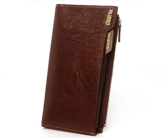 Fashion Two Color Options Brown Black Men Wallet