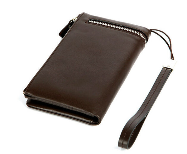 Trendy Three Color Options Men Wristlet Wallet