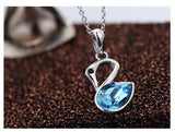 NLFA017 Charm Swan Pendant Necklace