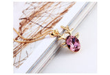 NLFA125 Fashion Charm Deer Pendant Necklace