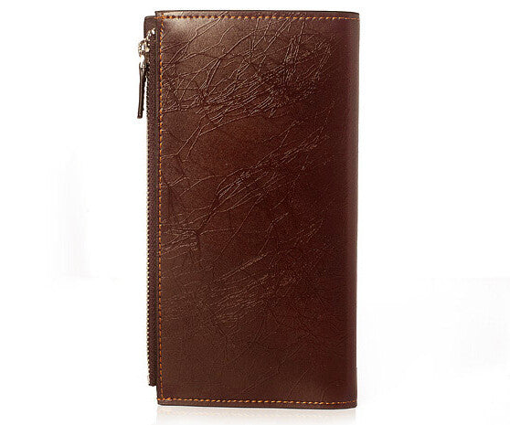 Fashion Two Color Options Brown Black Men Wallet