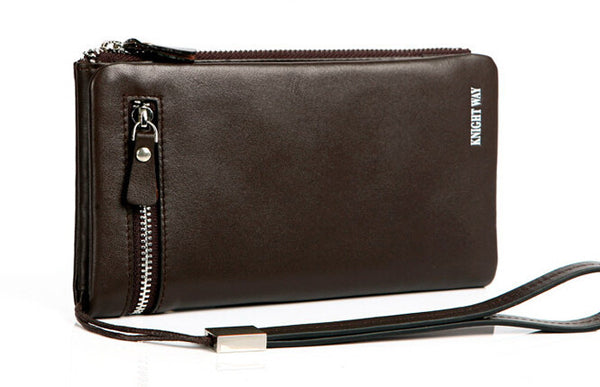 Trendy Three Color Options Men Wristlet Wallet