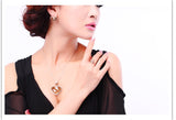 NLFA068 Charm Big Heart Big Love Pendant Necklace