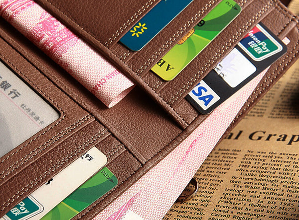 Charm Roomy Functional Solid Wallet