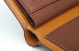 Vintage Solid Brown Charm Wallet