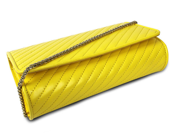Metallic Chunky Braided Charm Solid Shoulder Bag