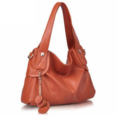 Slouchy Full-grain Leather Tote Bag