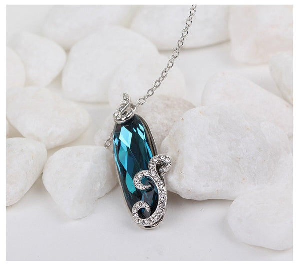 NLFA042 Charm Water Drop Pendant Necklace