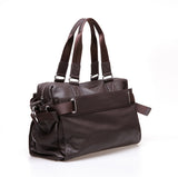 Fashion Solid Durable Brown Duffle Travel Bag