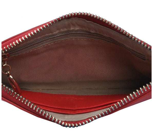 Mesh it up Solid Wristlet Bag
