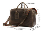 Fashion Roomy Solid Crossbody Duffle Travel Bag