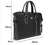 Fashion Solid Three Color Options Crossbody Briefcase