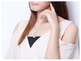 NLFA029 Charm Flower Link Pendant Necklace
