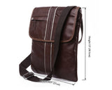 Modern European Style Solid Chocolate Briefcase Messenger
