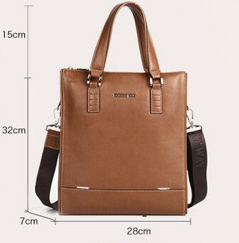 Fashion Solid Durable Brown Messenger