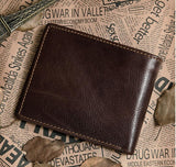 Charm Solid Coffee Three Sizes Men Wallets