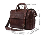 Charm Mr Professor Brown Briefcase Messenger