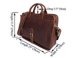 Fashionable Dream Lover Solid Brown Briefcase Messenger