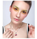 NLFA037 Charm Cherry Pendant Necklace