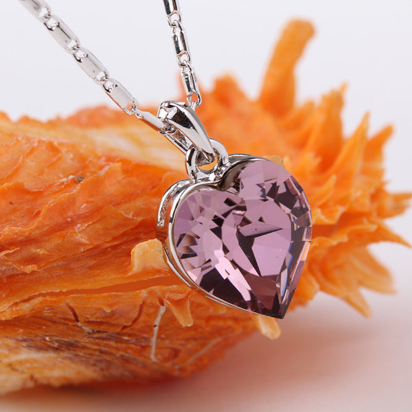 NLFA060 Charm Water Drop Pendant Necklace