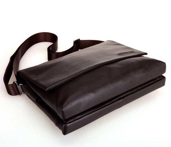 Fashionable Charm Coffee Color Briefcase Messenger